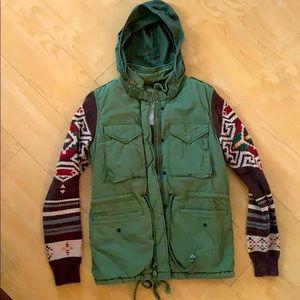 Ralph Lauren denim and supply sweater sleeve